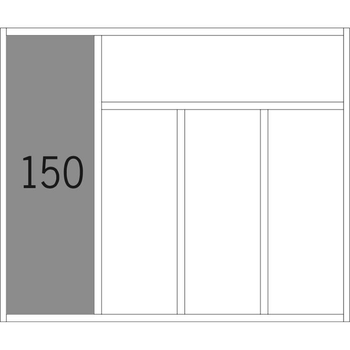 HÄCKER Systemat Bestekindeling eiken natuur
