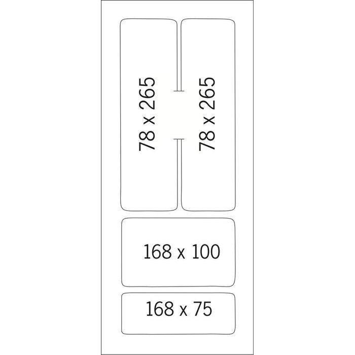 HÄCKER Systemat Bestekindeling kunststof