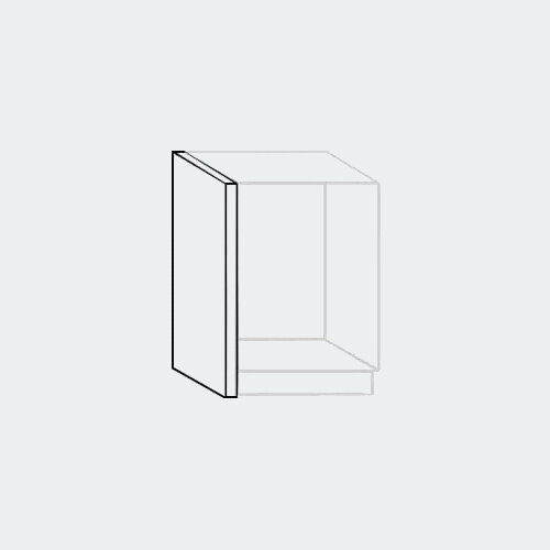 Panelen voor zichtzijde kast