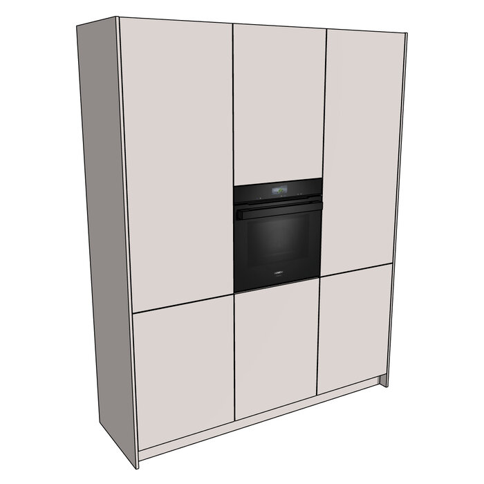 Greeploos Keukenkastenset 183,2 cm - hoge kasten