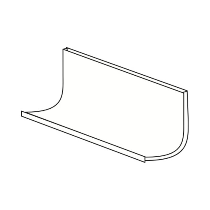 Greeplijst L-vorm, prijs per 10 cm