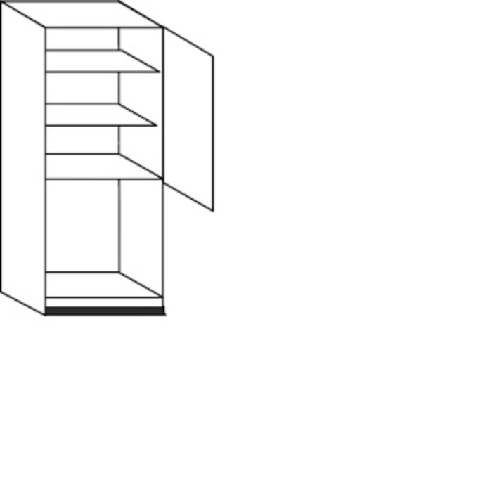 Systemat 'greeploos' Opzetkast voor boven een vaatwasser