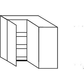 Greeploos Hoekbovenkast - 78 cm