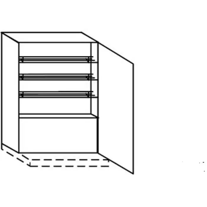 Systemat 'met greep' Bovenkast voor afzuigkap