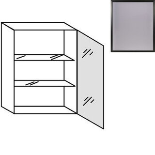 Greep op front Bovenkast met glasdeur - hoogte 78 cm