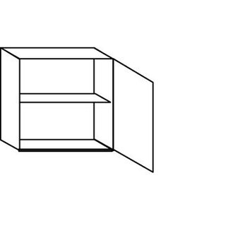 Greeploos Bovenkast met draaideur - hoogte 52 cm