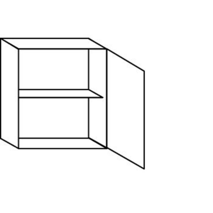Greep op front Bovenkast met draaideur