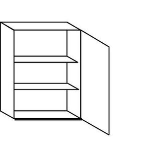 Greeploos Bovenkast met draaideur - hoogte 78 cm