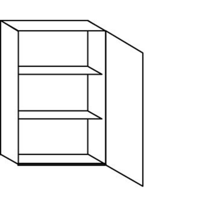 Greeploos Bovenkast met draaideur