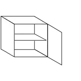 Greeploos Opzetkast voor hoge kast - hoogte 65 cm