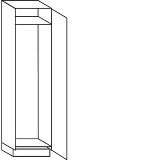 Greep op front Hoge kast voor koeler - hoogte 221 cm
