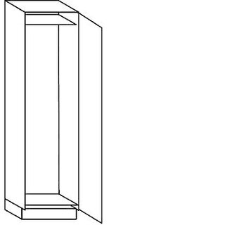 Greep op front Hoge kast voor koeler - hoogte 208 cm