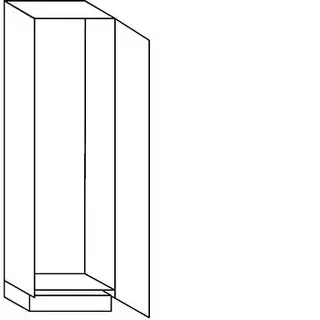 Greep op front Hoge kast voor koeler - hoogte 195 cm