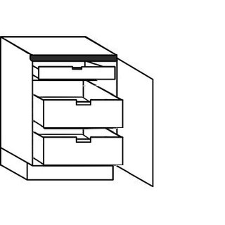 Greeploos Onderkast voorraad - hoogte 78 cm