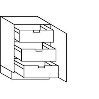 Greep op front Onderkast voorraad - hoogte 78 cm