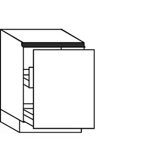 Greeploos Onderkast voorraad - hoogte 78 cm