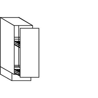 Greep op front Onderkast met uittrekfront - hoogte 78 cm