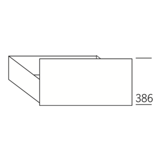 Korflade met blende