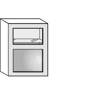 Landelijk Bovenkast met glasdeur