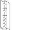Hoge kast voor servies - hoogte 221 cm - 30 cm breed