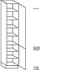 Hoge kast voor servies - hoogte 221 cm - 40 cm breed