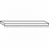 Wandplank van 2,5 cm met LED verlichting - laklaminaat (LL)