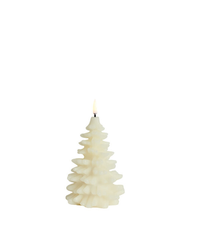 Uyuni LED candle Christmas tree, Ivoor, Smooth,