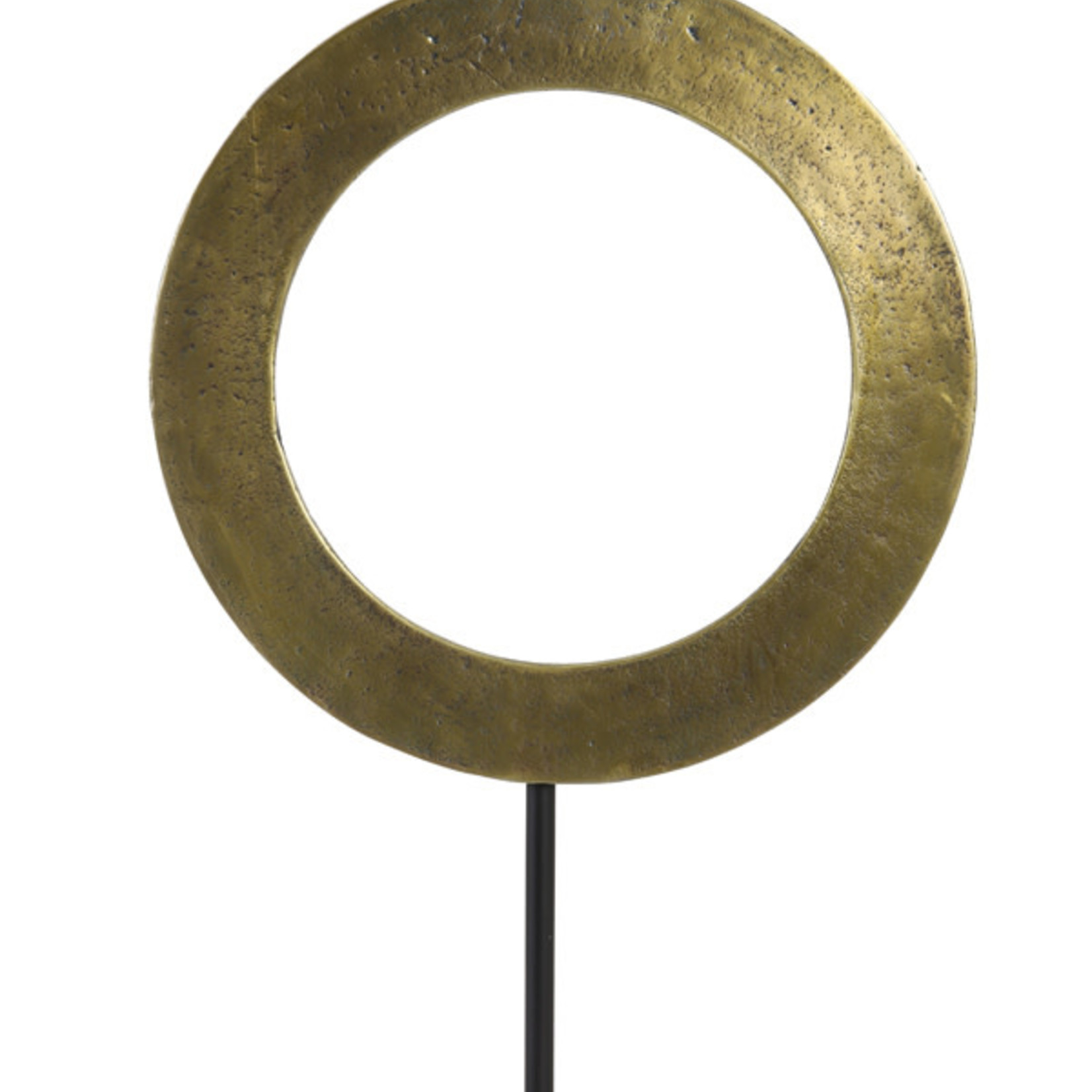 Ornament op voet 35x10x56 cm WAIWO ruw antiek brons-mat zwrt