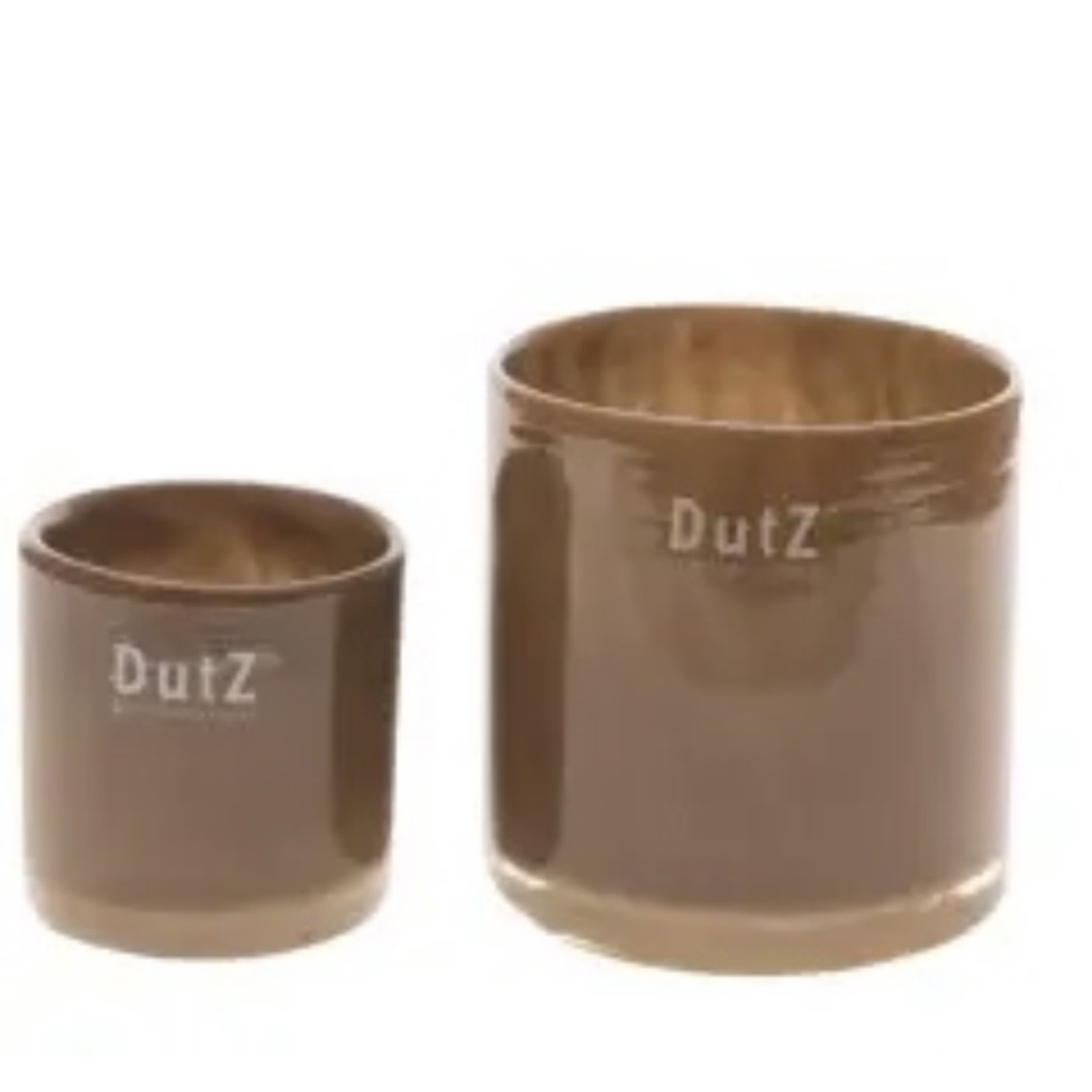 Dutz VOTIVE - H10 D10 cm - BROWN