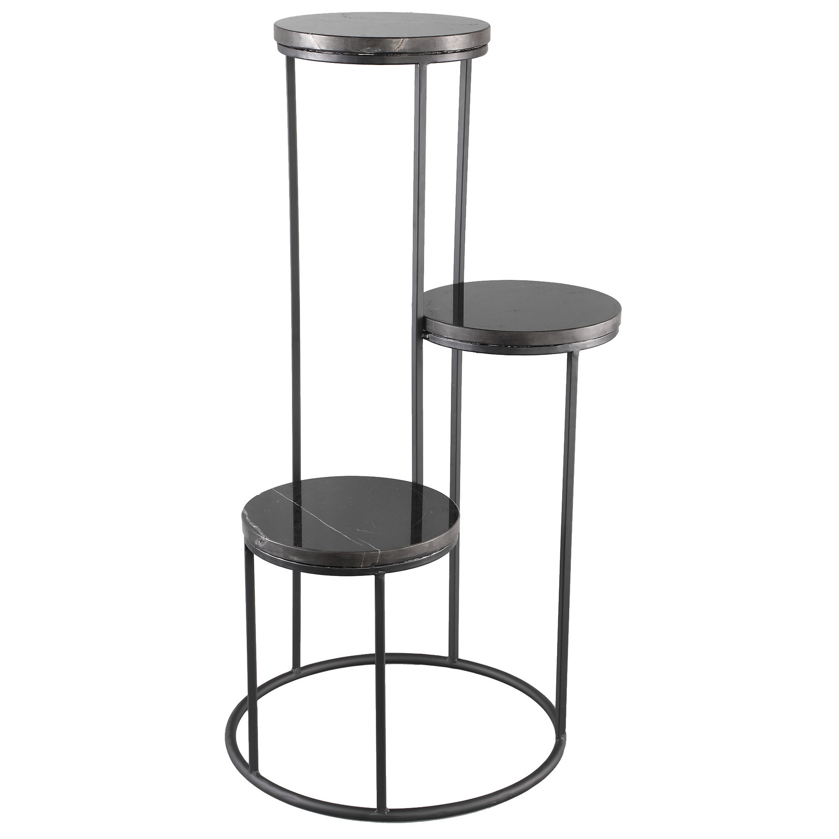 PTMD Hilde Black Marble display with three levels