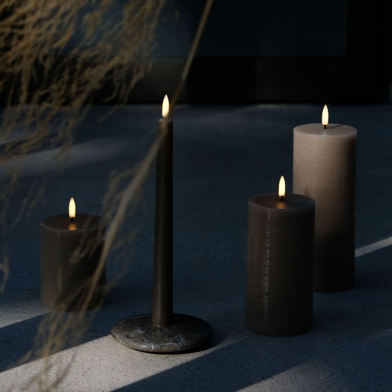 Uyuni LED stompkaars, Bruin , Rustiek, 7,8x15 cm