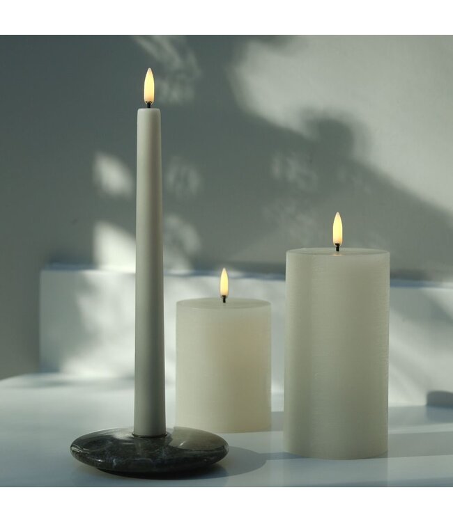 Uyuni LED stompkaars - Ivoor - Ø7,8x20 cm-met schouder