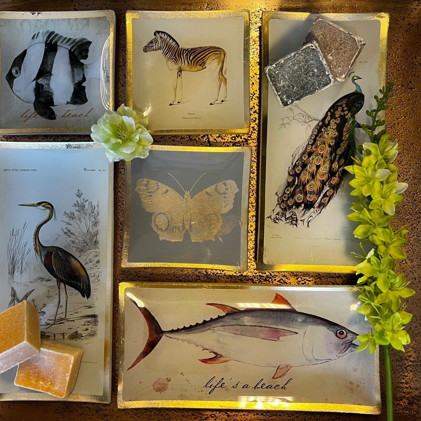 Giftcompany Love Plates, kraanvogel, 10x0,8x21cm