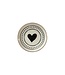 Giftcompany Love plates, hart, wit, 10x1,5x10cm