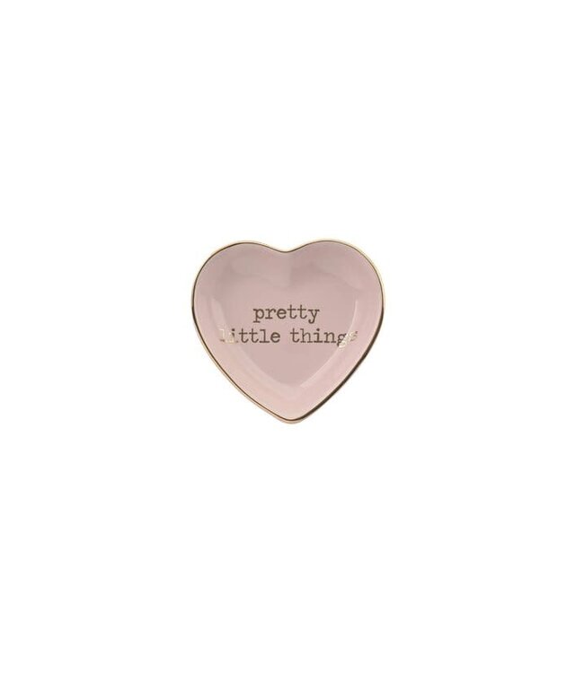 Giftcompany Love plate, hart , pretty little things.  10x2x9,5 cm