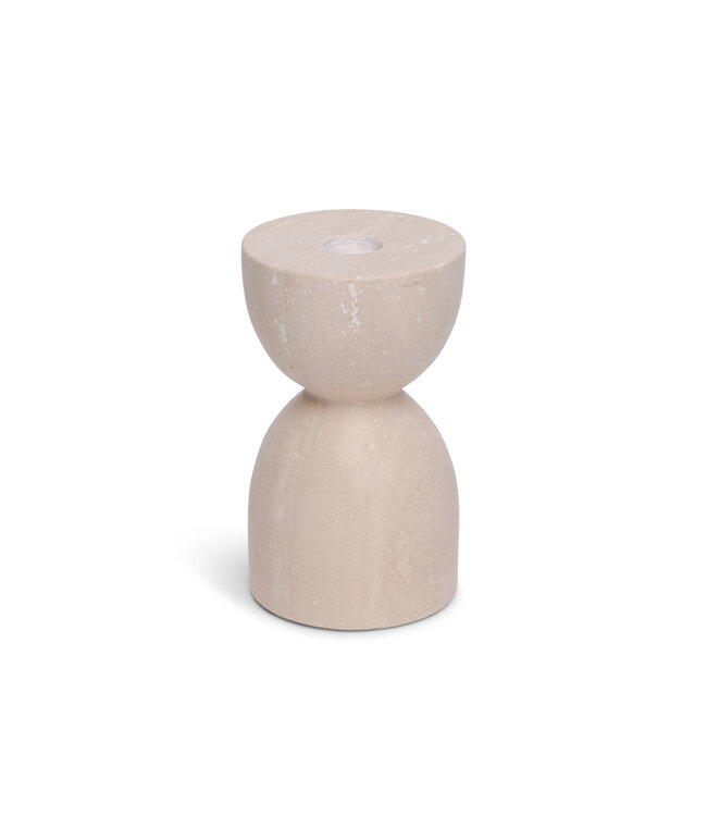 Mooisa Travertine design kaarshouder14x8cm