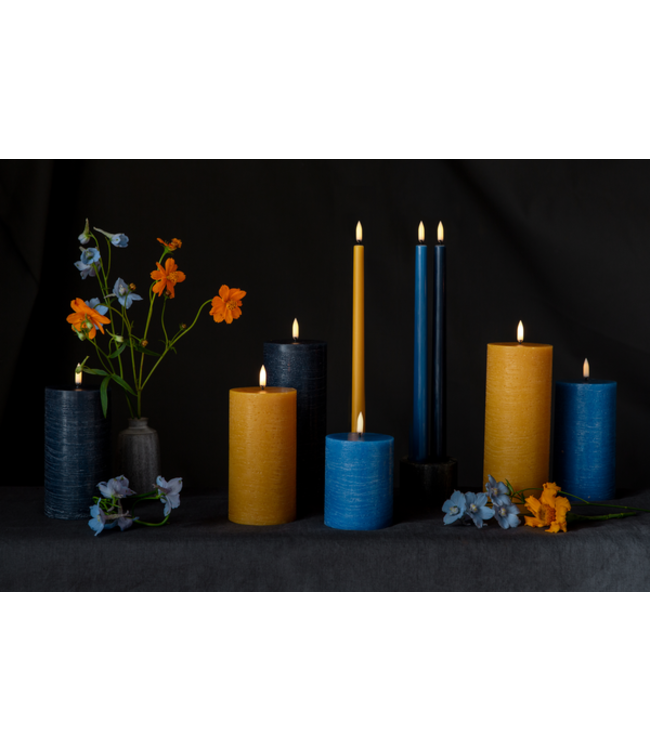 Uyuni Dinerkaarsen led- Donkerblauw -  2-stuks -  2,3x32 cm