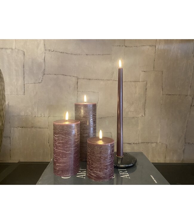 Uyuni Dinerkaarsen led - Pruim - 2-stuks - 2,3x32 cm