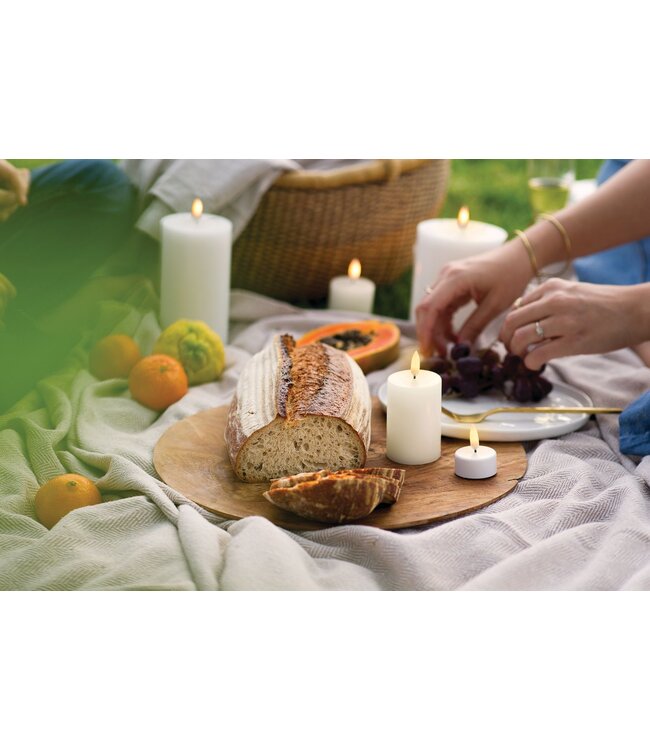 Uyuni LED stompkaars ivoor, 5x2,8 cm