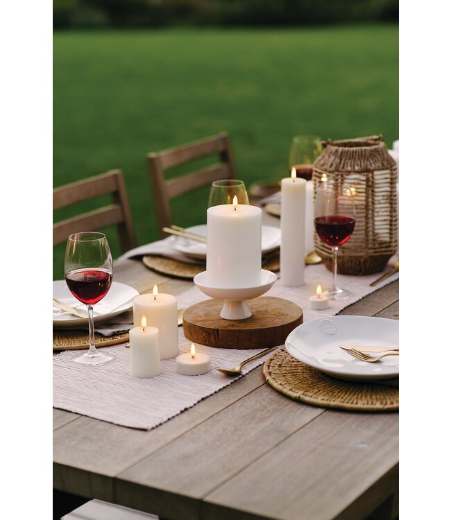 Uyuni LED stompkaars - Wit - glad -  7,8x10  cm