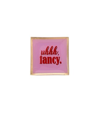 Giftcompany Love Plates Uhhh, Fancy, roze, 10x0,8x10cm