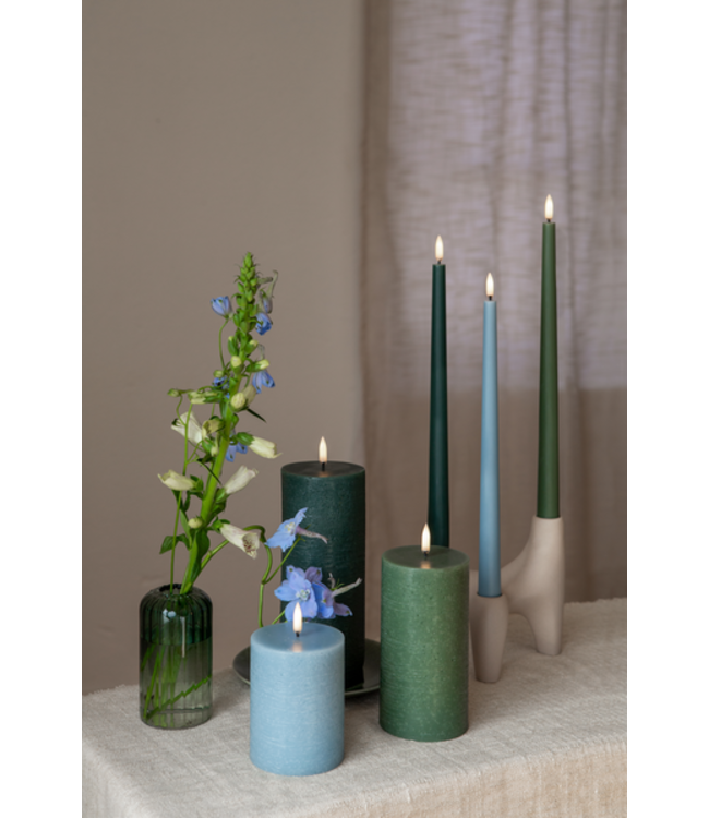 Uyuni LED stompkaars-Hazy blue-rustiek-7,8x10 cm