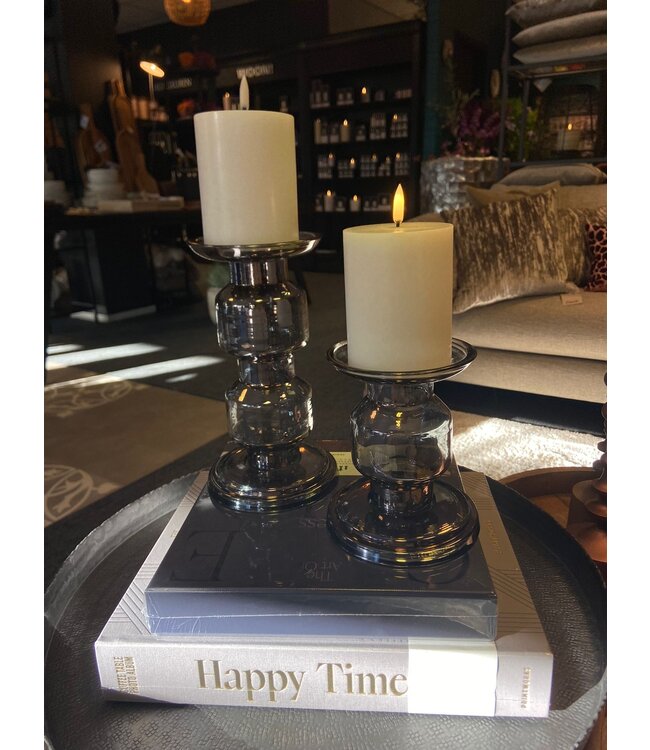 Uyuni LED  Stompkaars - Ivoor - Ø7,8x10,1cm