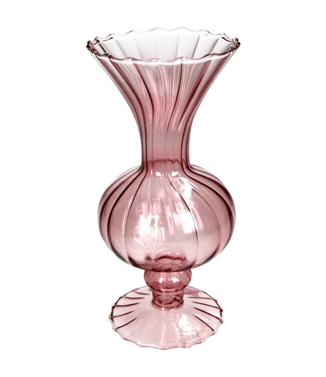 Vase Pink 10x10x22cm