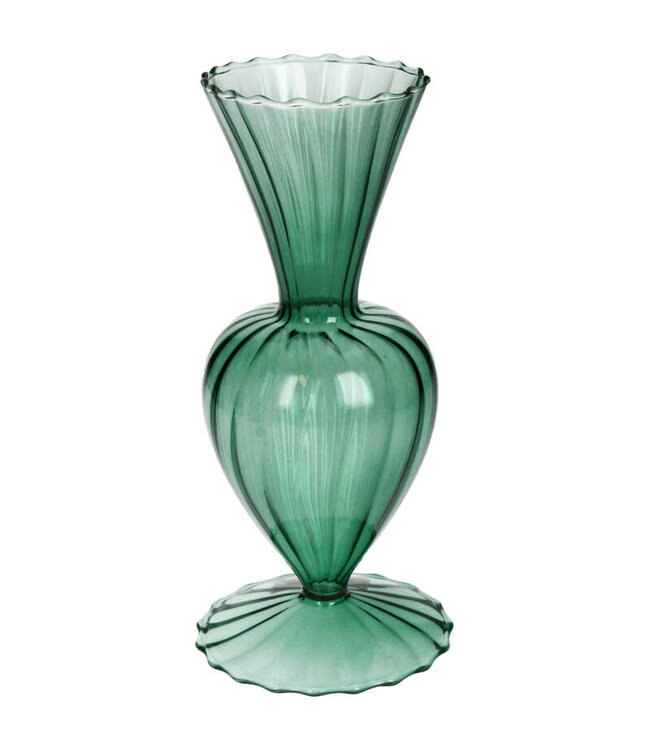 Vase Green 10x10x20cm