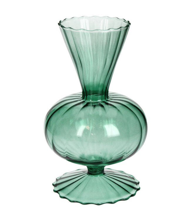 Vase Green 11x11x18cm