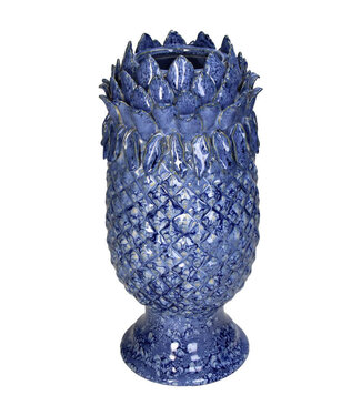 Vase Blue 16x16x34cm