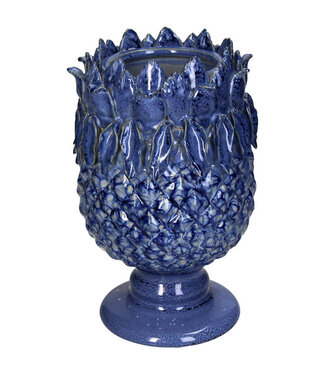 Vase Blue 14x14x22cm