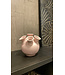 Vase Fine Earthenware Pink 21.5x21.5x20c