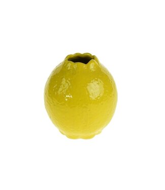 Vaas citroen 13x13x14.5 cm